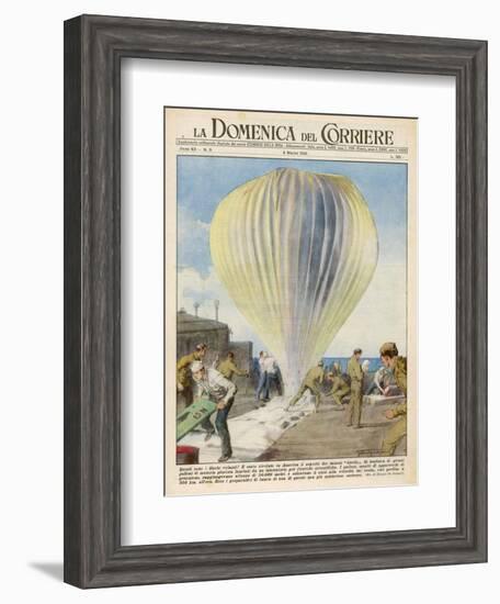 Weather Balloons Have Been the Cause of Many UFO Identifications-Giorgio De Gaspari-Framed Art Print