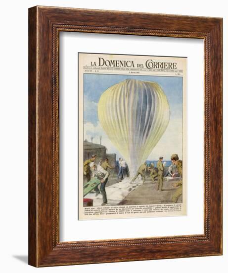 Weather Balloons Have Been the Cause of Many UFO Identifications-Giorgio De Gaspari-Framed Art Print