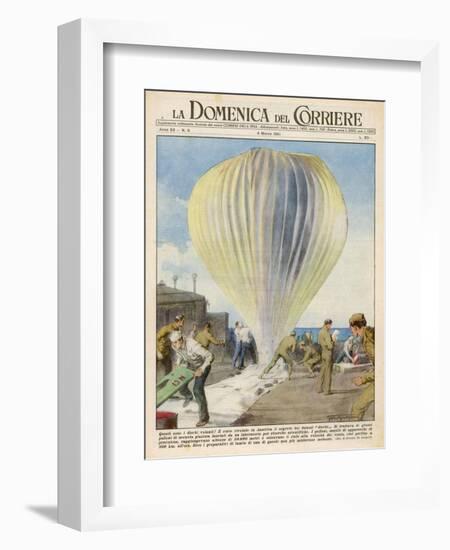 Weather Balloons Have Been the Cause of Many UFO Identifications-Giorgio De Gaspari-Framed Art Print