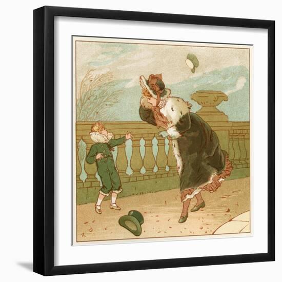 Weather, March Winds-Robert Dudley-Framed Art Print