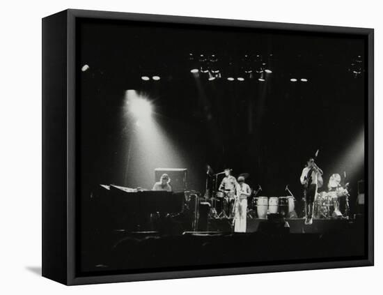 Weather Report in Concert at the Odeon, Birmingham, October 1977-Denis Williams-Framed Premier Image Canvas