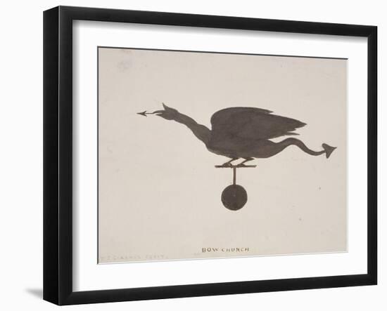 Weather Vane from St Mary-Le-Bow, London, C1850-JS Gardener-Framed Giclee Print