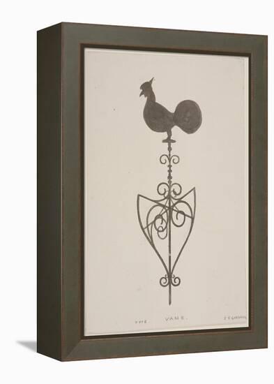 Weather Vane from St Stephen, Coleman Street, London, C1850-JS Gardener-Framed Premier Image Canvas