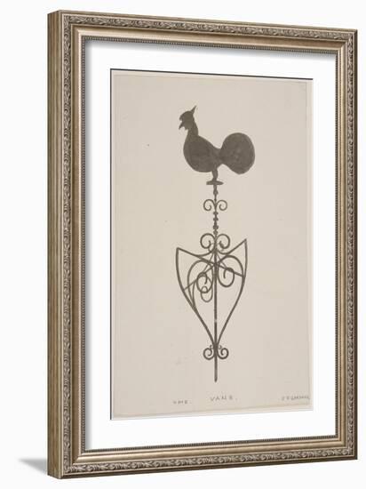 Weather Vane from St Stephen, Coleman Street, London, C1850-JS Gardener-Framed Giclee Print