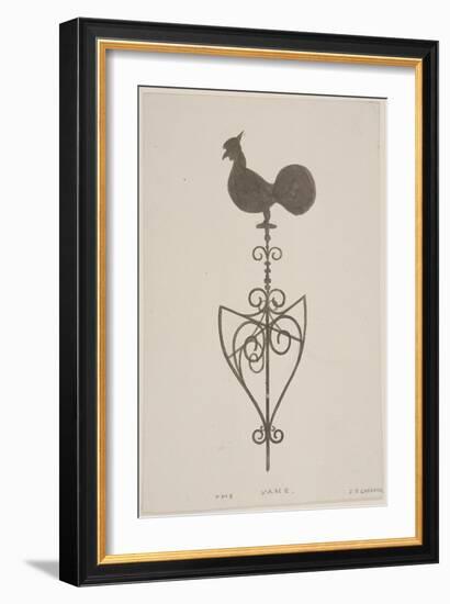 Weather Vane from St Stephen, Coleman Street, London, C1850-JS Gardener-Framed Giclee Print