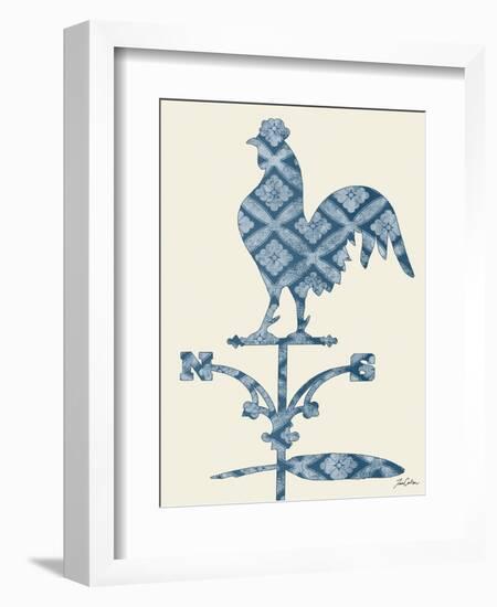 Weather Vane Rooster-Tina Carlson-Framed Premium Giclee Print