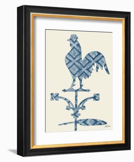 Weather Vane Rooster-Tina Carlson-Framed Premium Giclee Print