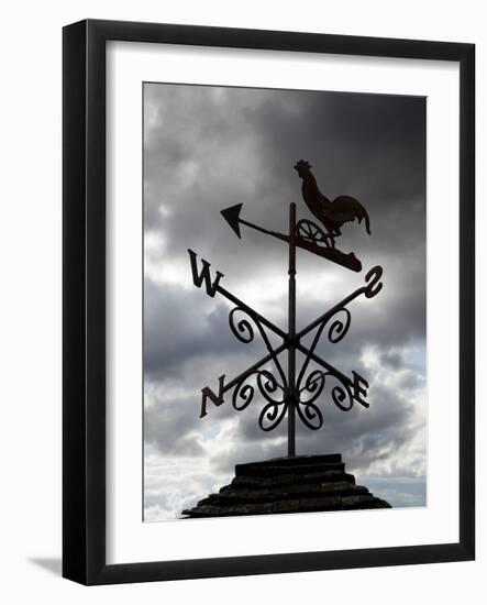 Weather Vane, United Kingdom, Europe-Stuart Black-Framed Photographic Print