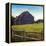 Weathered Barns Navy-David Carter Brown-Framed Stretched Canvas