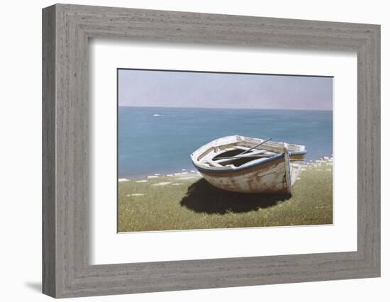 Weathered Boat-Zhen-Huan Lu-Framed Art Print