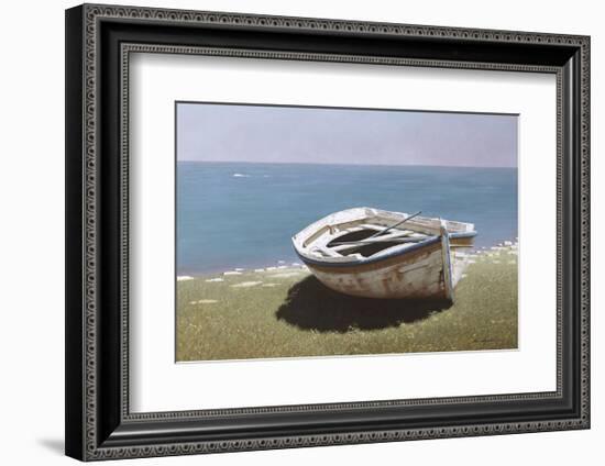 Weathered Boat-Zhen-Huan Lu-Framed Art Print