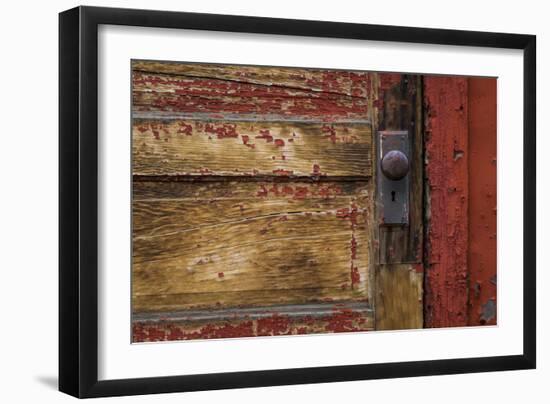 Weathered Door I-Kathy Mahan-Framed Photographic Print
