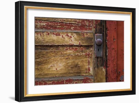 Weathered Door I-Kathy Mahan-Framed Photographic Print