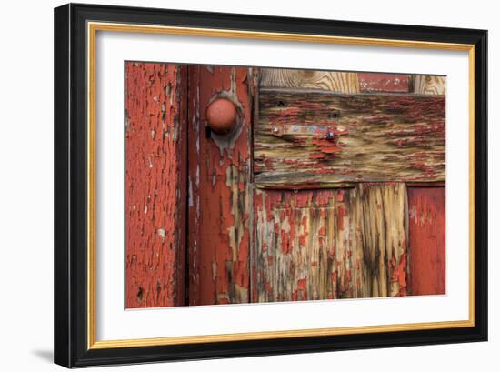 Weathered Door II-Kathy Mahan-Framed Photographic Print