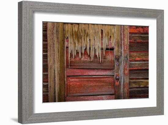 Weathered Door III-Kathy Mahan-Framed Photographic Print