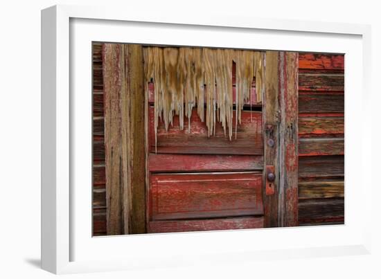 Weathered Door III-Kathy Mahan-Framed Photographic Print