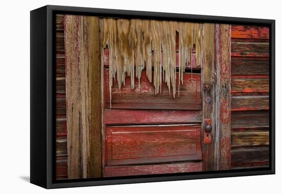Weathered Door III-Kathy Mahan-Framed Premier Image Canvas