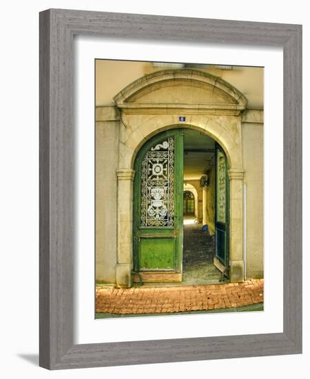 Weathered Doorway II-Colby Chester-Framed Photographic Print