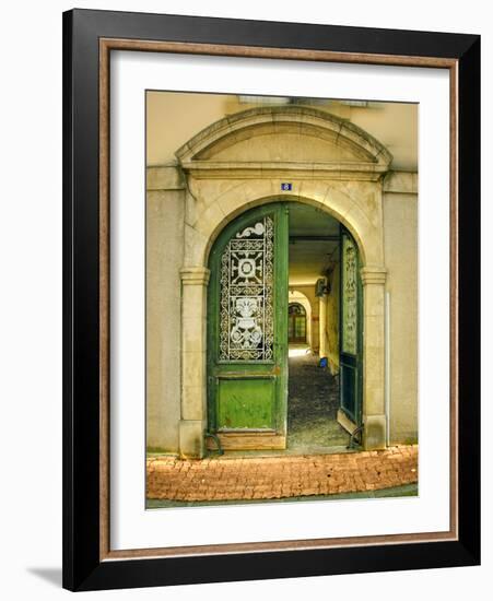 Weathered Doorway II-Colby Chester-Framed Photographic Print