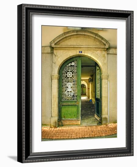 Weathered Doorway II-Colby Chester-Framed Photographic Print