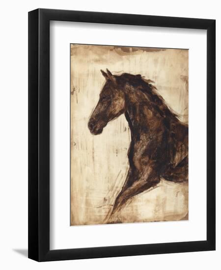 Weathered Equestrian I-Ethan Harper-Framed Art Print