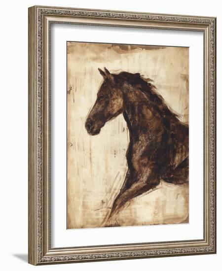 Weathered Equestrian I-Ethan Harper-Framed Art Print