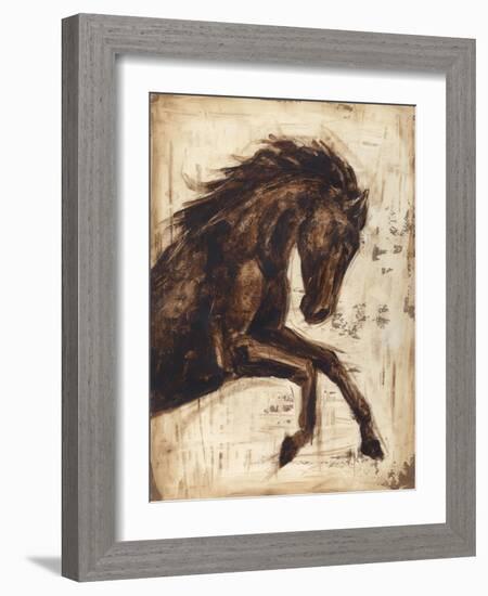 Weathered Equestrian II-Ethan Harper-Framed Art Print