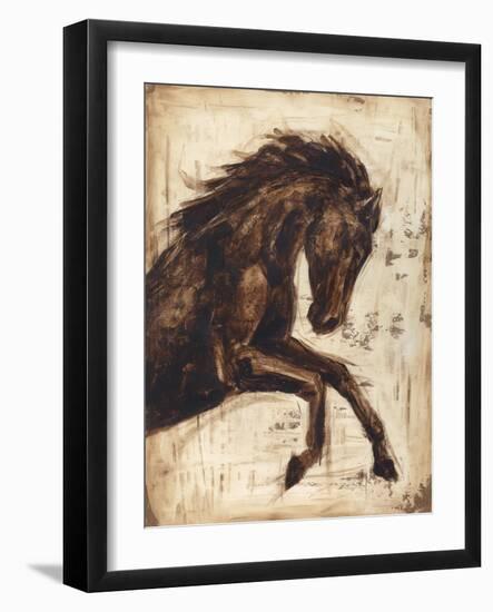 Weathered Equestrian II-Ethan Harper-Framed Art Print