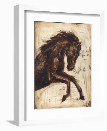 Weathered Equestrian II-Ethan Harper-Framed Art Print