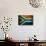 Weathered Flag Of South Africa, Fabric Textured-Gilmanshin-Premium Giclee Print displayed on a wall