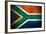 Weathered Flag Of South Africa, Fabric Textured-Gilmanshin-Framed Premium Giclee Print