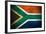 Weathered Flag Of South Africa, Fabric Textured-Gilmanshin-Framed Premium Giclee Print