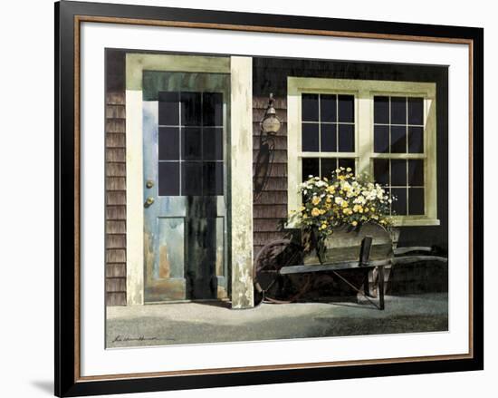 Weathered Post-Zhen-Huan Lu-Framed Art Print