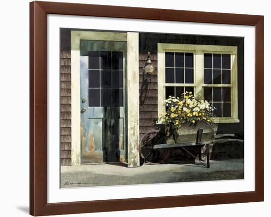 Weathered Post-Zhen-Huan Lu-Framed Art Print