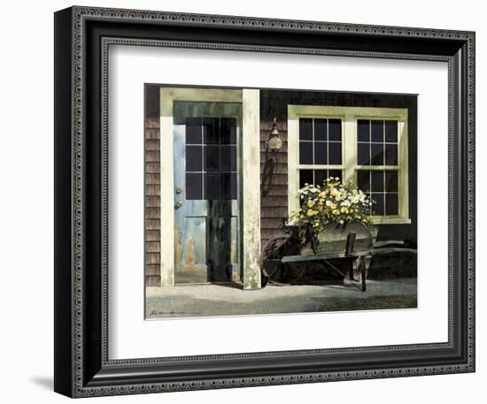 Weathered Post-Zhen-Huan Lu-Framed Art Print