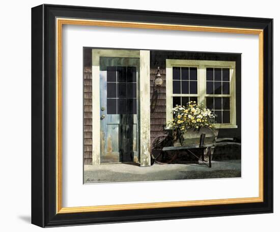 Weathered Post-Zhen-Huan Lu-Framed Art Print