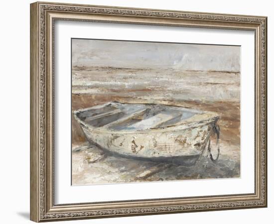 Weathered Rowboat I-Ethan Harper-Framed Art Print