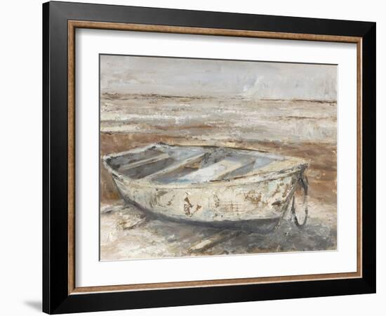 Weathered Rowboat I-Ethan Harper-Framed Art Print