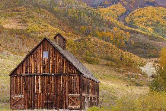 Weathered Wooden Barn Near Telluride In The Uncompahgre National Forest Colorado Usa Photographic Print Chuck Haney Art Com