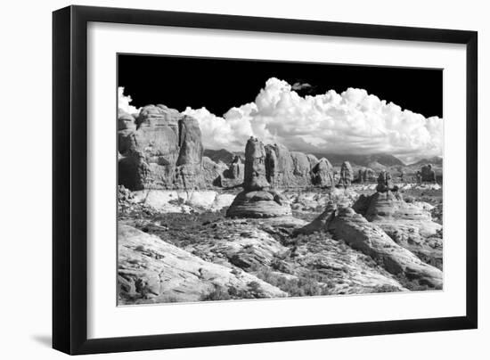 Weathering Sandstones BW-Douglas Taylor-Framed Photo