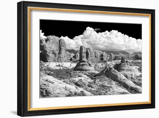 Weathering Sandstones BW-Douglas Taylor-Framed Photo