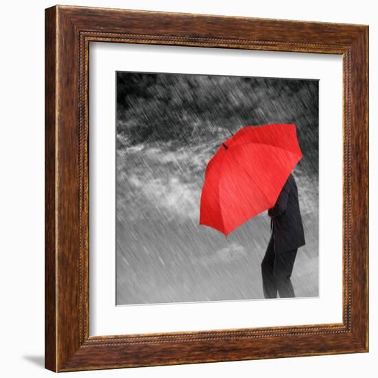 Weathering the Storm-null-Framed Art Print