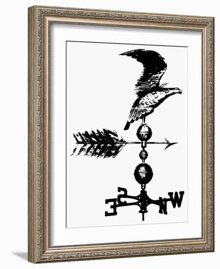 Weathervane, 19th Century-null-Framed Giclee Print