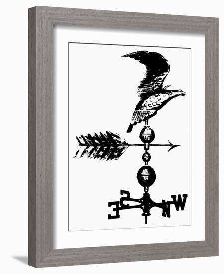 Weathervane, 19th Century-null-Framed Giclee Print