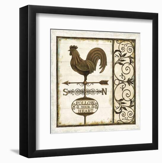 Weathervane Wisdom I-Daphné B-Framed Art Print