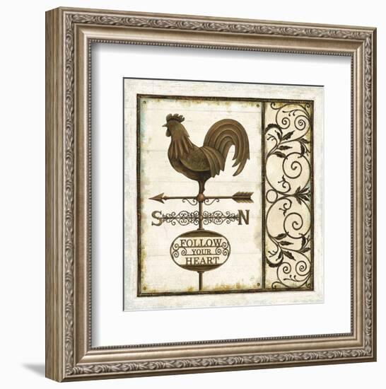 Weathervane Wisdom I-Daphné B-Framed Art Print