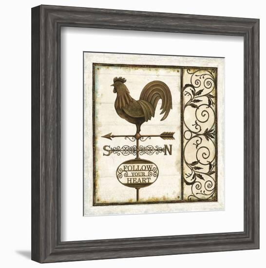 Weathervane Wisdom I-Daphné B-Framed Art Print