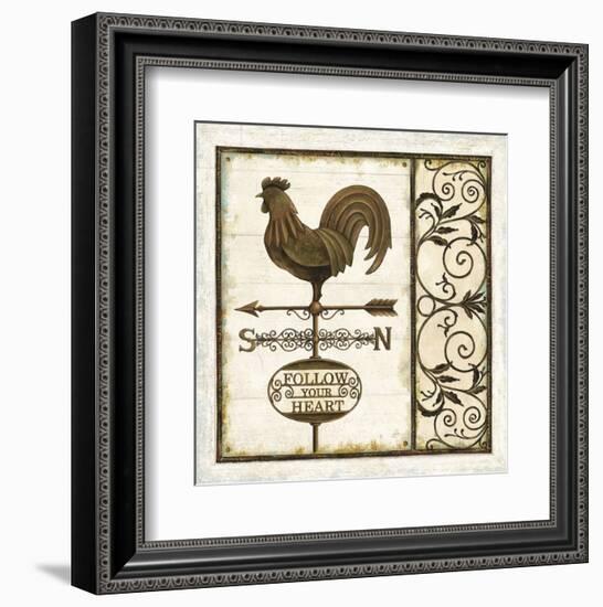 Weathervane Wisdom I-Daphné B-Framed Art Print