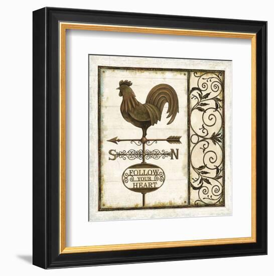 Weathervane Wisdom I-Daphné B-Framed Art Print