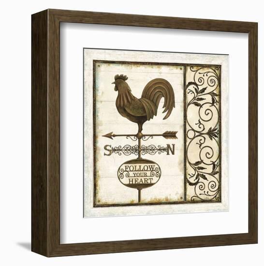 Weathervane Wisdom I-Daphné B-Framed Art Print